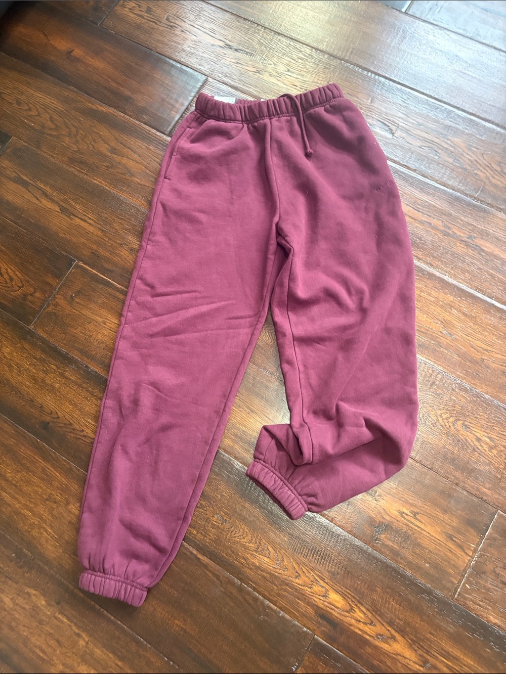 Garage Maroon Sweatpants Joggers